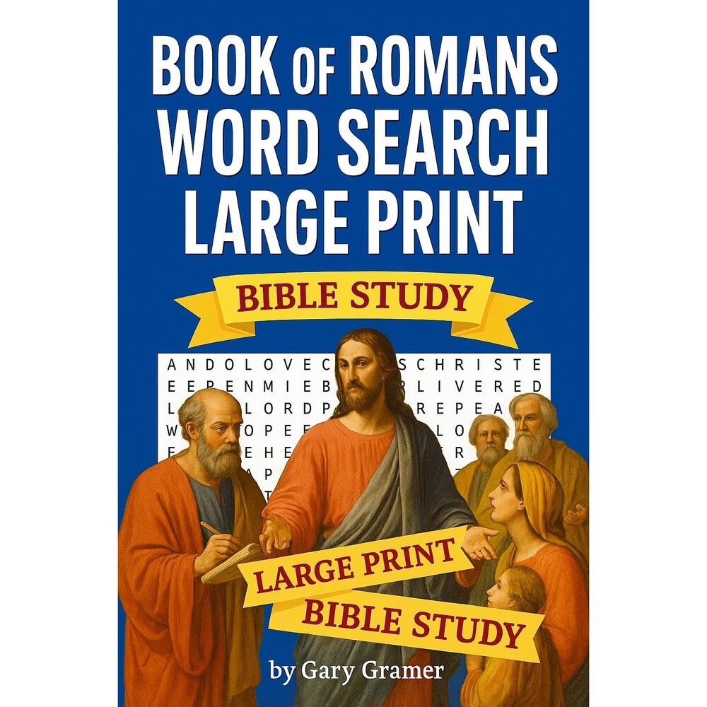 Book of Romans Word Search: Large Print Bible Study Book